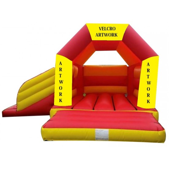 Velcro Arched Roof Castle Slide Combo