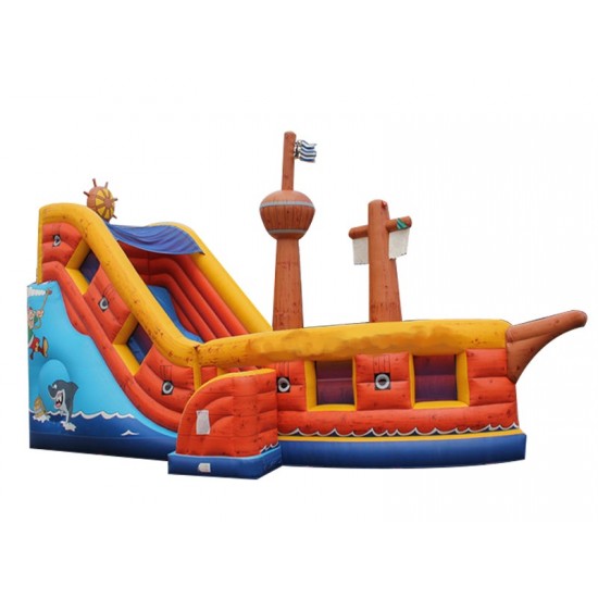 Inflatable Pirate Boat Toboggan