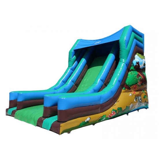 15ft Platform Event Slide Woodland