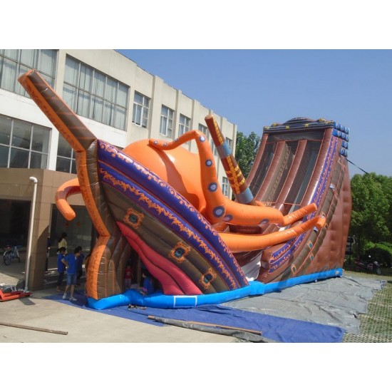 Inflatable Kraken Slide